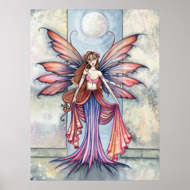 Besucher Fairy Poster Print von Molly Harrison (Vorne)