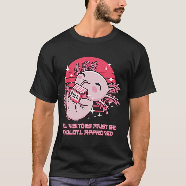 Besucher müssen von Axolotl zugelassen werden Sala T-Shirt (Vorderseite)