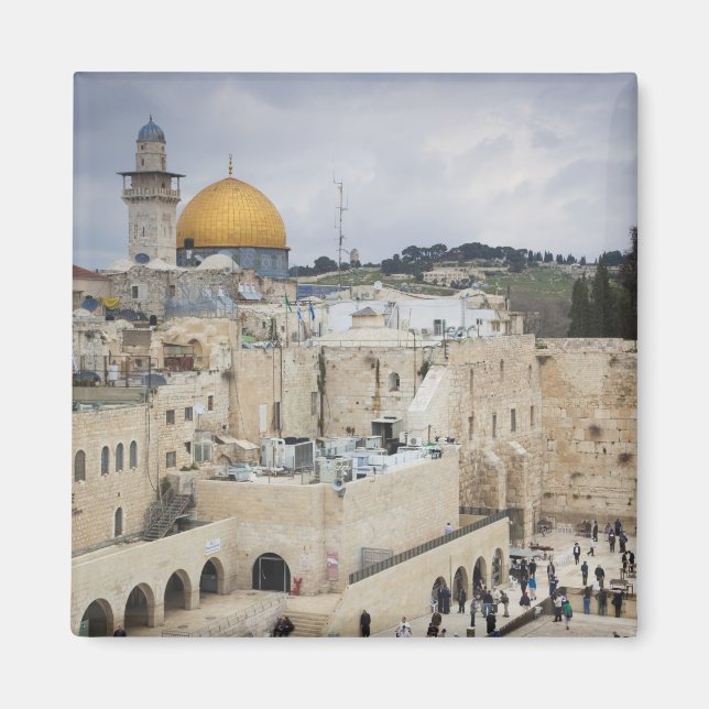 Besucher, Western Wall Plaza & Dome of the Rock Magnet (Vorne)