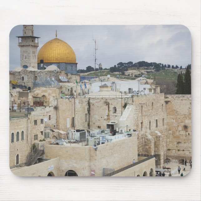 Besucher, Western Wall Plaza & Dome of the Rock Mousepad (Vorne)