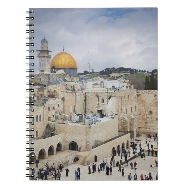 Besucher, Western Wall Plaza & Dome of the Rock Notizblock (Vorderseite)