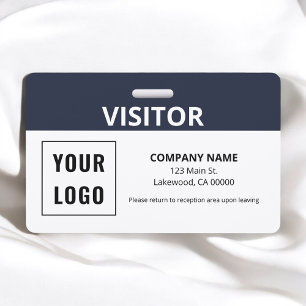 Besucherpass einfache Logo-ID Ausweis