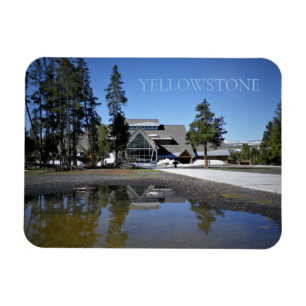 Besucherzentrum Yellowstone Nationalpark Wyoming Magnet