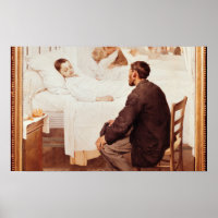 Besuchstag im Krankenhaus, 1889