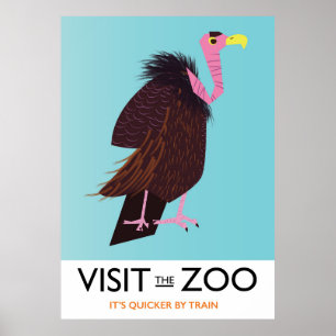 Besucht den Zoo Poster