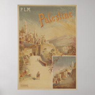 Besucht Palestine Vintage Poster