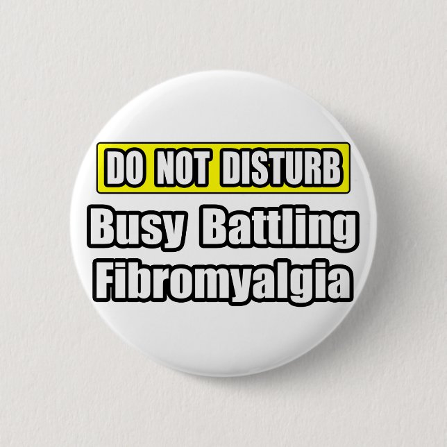 Besy Battling Fibromyalgie Button (Vorderseite)