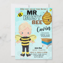 Besy Bee 2 Andere Einladungskarte zum Geburtstag
