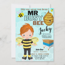 Besy Bee 3 Unterschiedliche Einladungskarte zum Ge