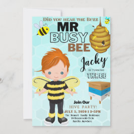 Besy Bee 3 Unterschiedliche Einladungskarte zum Ge