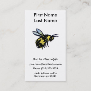 Besy Bee Daddy Custom Foto, das Playdate Cards nen Telefonnummerkarte