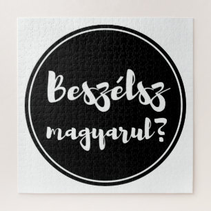 Beszélsz Magyarul, sprichst du Ungarisch, Button