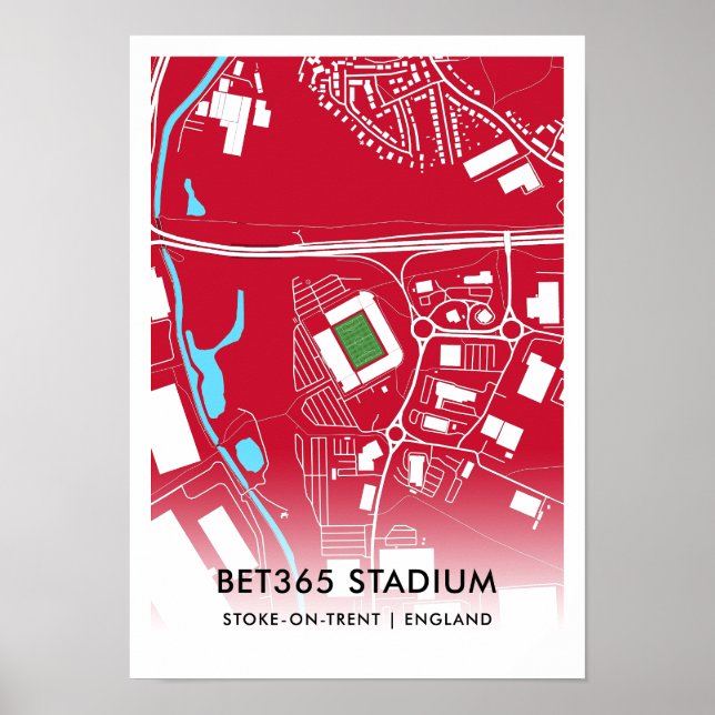 bet365 Stadionposter - Zuhause des Stoke City FC Poster (Vorne)