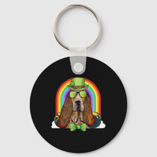 Bet Hound Dog Leprechaun Lustiger St. Patricks Tag Schlüsselanhänger