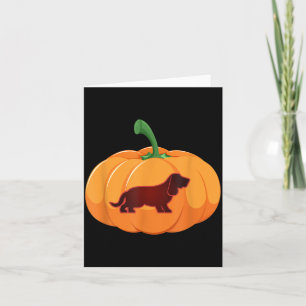 Bet Hound Halloween Hund Kürbis Karte