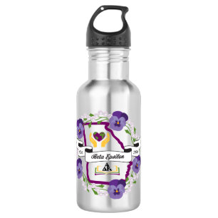 Beta Epsilon Logo Bouteille en acier inoxydable