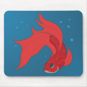 Beta Fish Mousepad