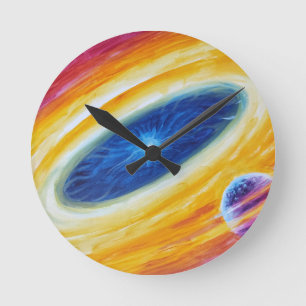 Beta pictoris runde wanduhr