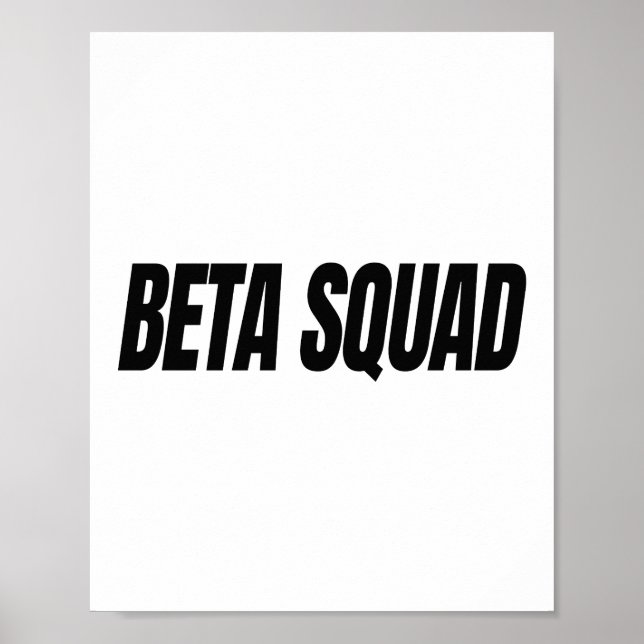 BETA SQUAD POSTER (Vorne)