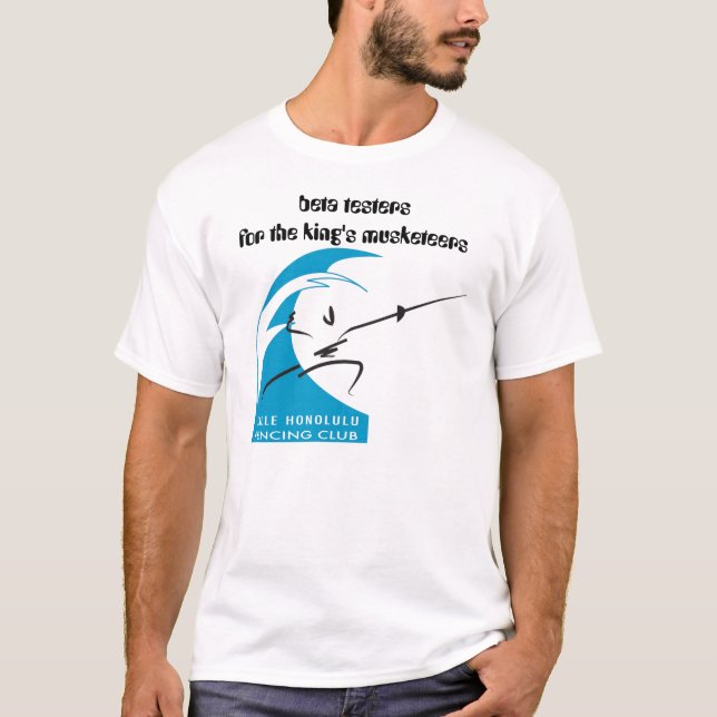 Beta-Tester für die Musketiere des Königs T-Shirt (Vorderseite)