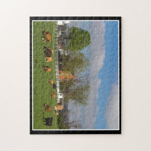 Bétail frôlant le puzzle 11x14 par Thomas Minuto