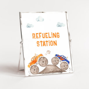 Betankungsstation Monster Bash Poster