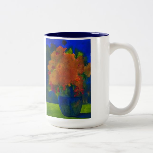 Betäubte Reihe #1 Zweifarbige Tasse (Rechts)