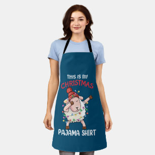 Betäubung Schaf Das ist mein Weihnachts-Pajama-Wei Schürze