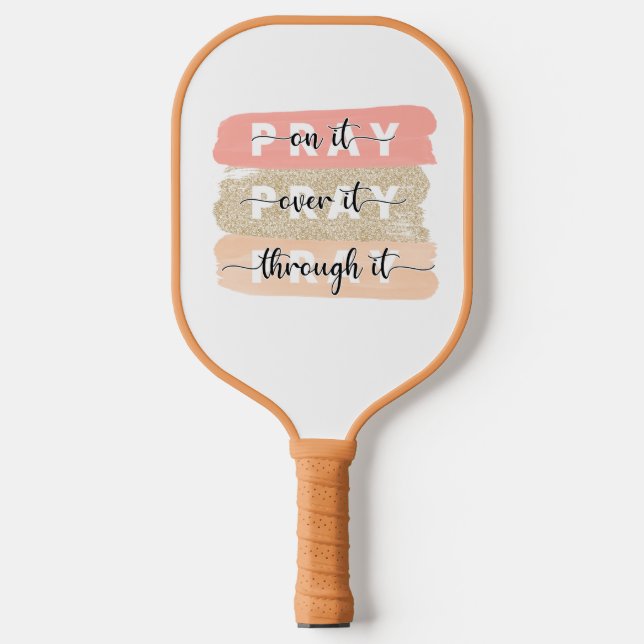 Bete auf dem Pickle Paddel Pickleball Schläger (Vorderseite)