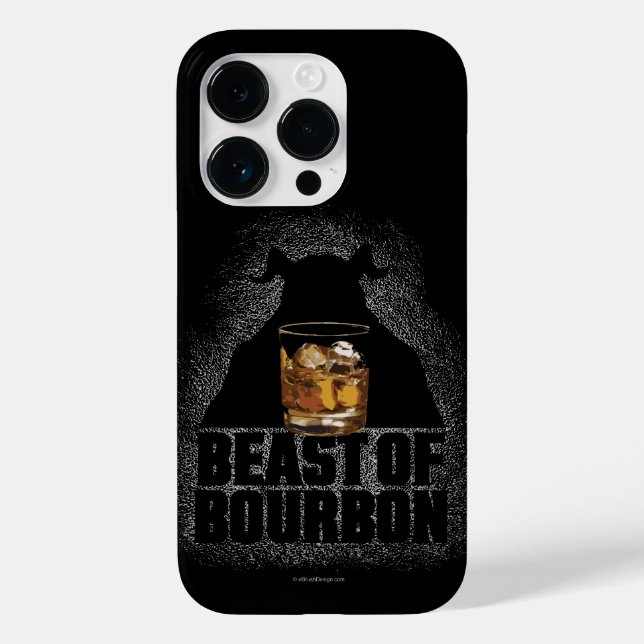 Bête Du coque iphone Coque-Mate De Bourbon (Verso)