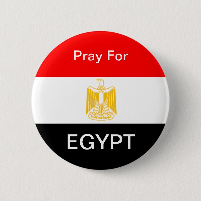 Bete für ÄGYPTEN Button (Vorderseite)
