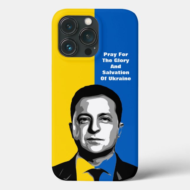 Bete für den Ruhm und die Rettung der Ukraine Case-Mate iPhone Hülle (Rückseite)