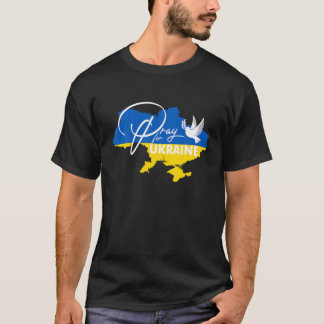 Bete Für Die Ukraine Flagge Freie Ukraine - Ich Un T-Shirt