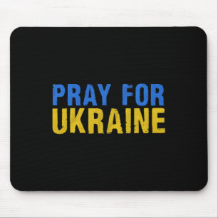 Bete Für Die Ukraine Ich Stehe Für Die Ukraine Shi Mousepad