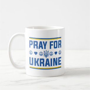 Bete für die Ukraine Kaffeetasse