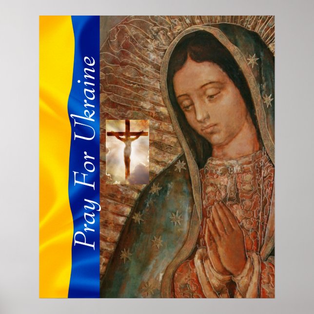Bete für die Ukraine Poster (Vorne)