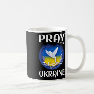 Bete für die Ukraine Unterstütze die Ukrainer Kaffeetasse