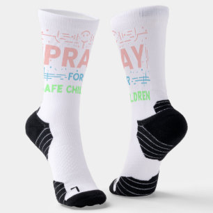 Bete für sichere Kinder Socken