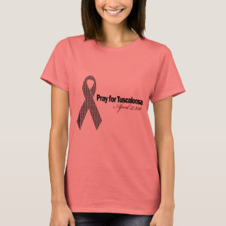 Bete für Tuscaloosa Alabama (Hahnentrittmuster) T-Shirt