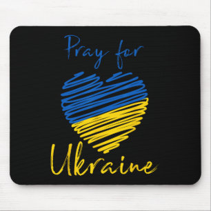 Bete Für Ukraine-Shirt Steh Mit Ukraine Unterstütz Mousepad