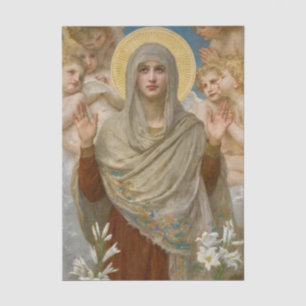 Bete Für Uns von William Bouguereau Seidenpapier