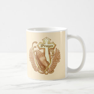 Bete immer Christliches Kreuz Tasse