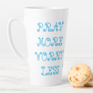 "Bete mehr, sorge weniger" Inspiration Tasse