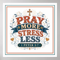 Bete mehr, stress weniger christliche biblische Zi