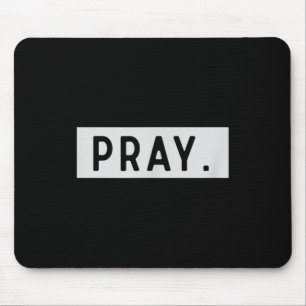 Bete Minimalistisch Trendy Christlich Spirituelle Mousepad