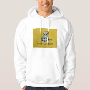 Bete nicht auf mir Männer-Hoodie Hoodie