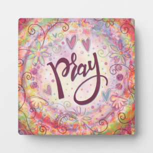Bete Pastell Pink Hübsche florale Inspirivity Ease Fotoplatte