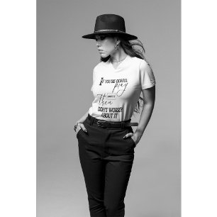 Bete und mach dir keine Sorgen um Christlichen Gla T-Shirt