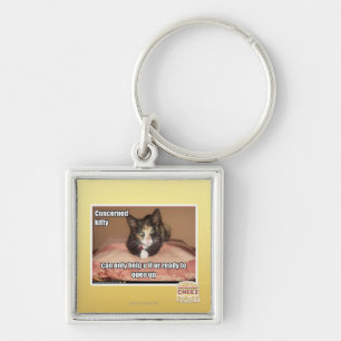 Beteiligte Miezekatze Schlüsselanhänger