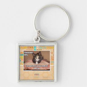 Beteiligte Miezekatze Schlüsselanhänger